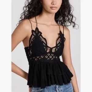 Free People Women's Adella Cami in Black